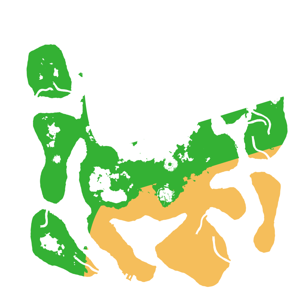 Biome Rust Map: Procedural Map, Size: 3500, Seed: 1952161