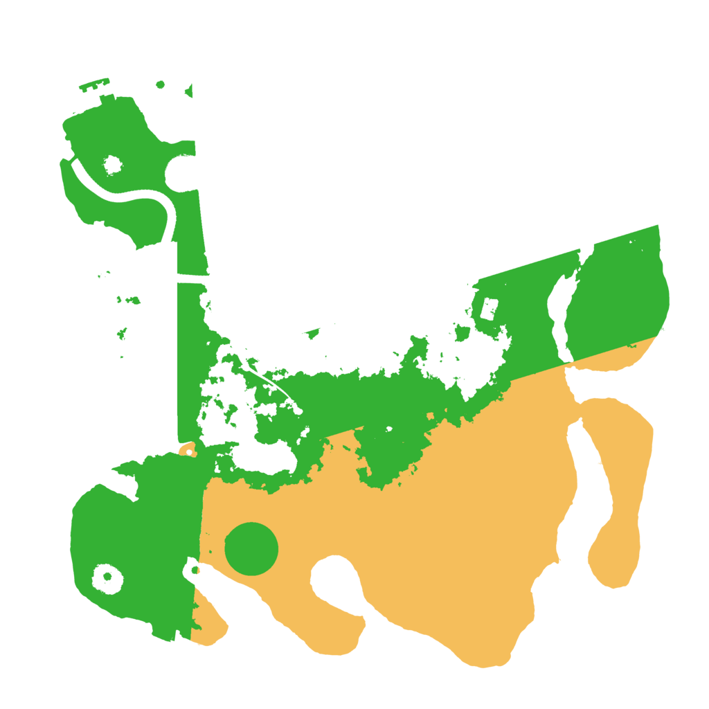 Biome Rust Map: Procedural Map, Size: 3500, Seed: 1952161