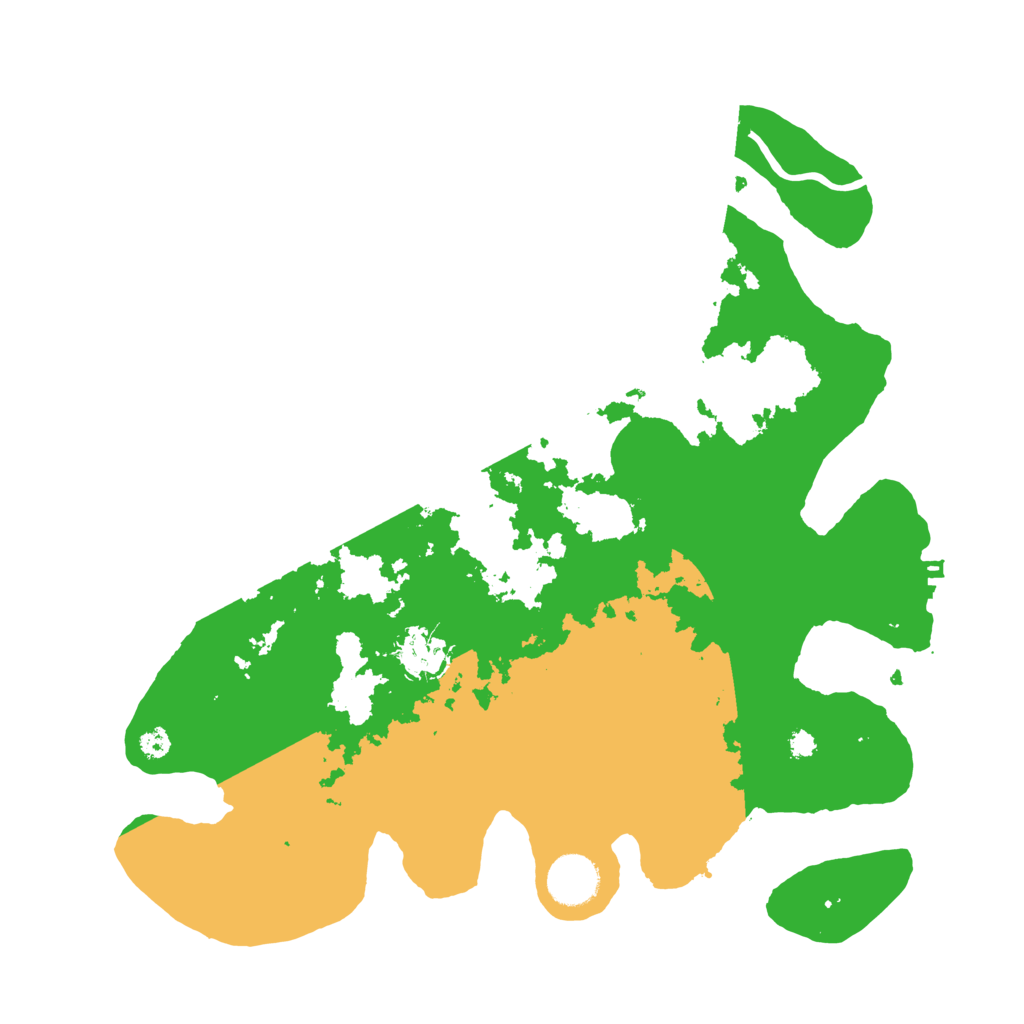 Biome Rust Map: Procedural Map, Size: 3500, Seed: 4510823