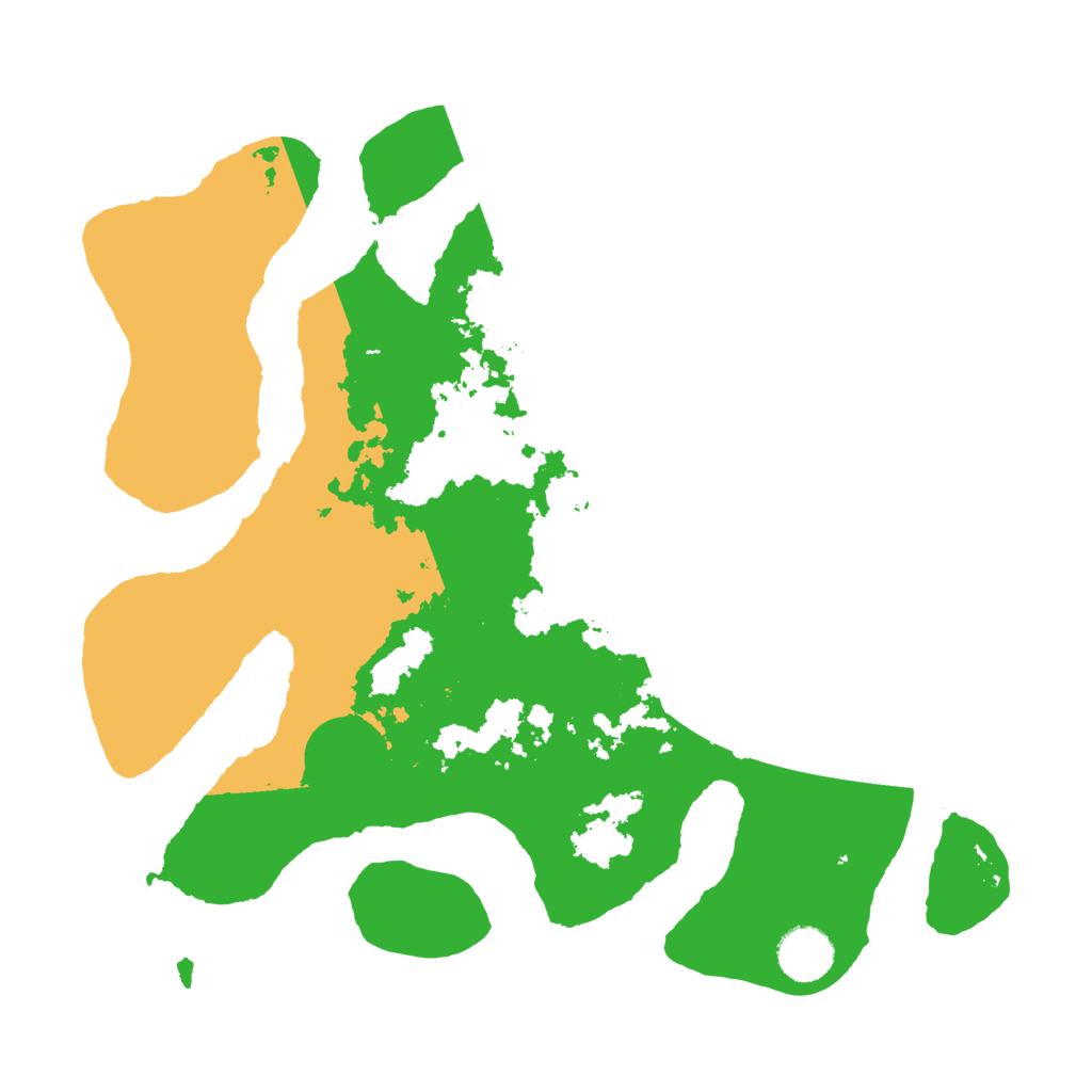 Biome Rust Map: Barren, Size: 3500, Seed: 483422