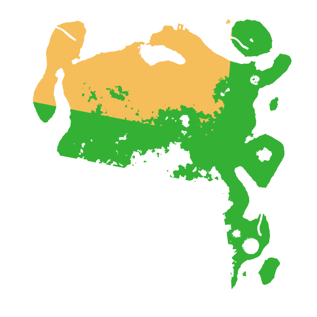 Biome Rust Map: Procedural Map, Size: 3500, Seed: 1161234