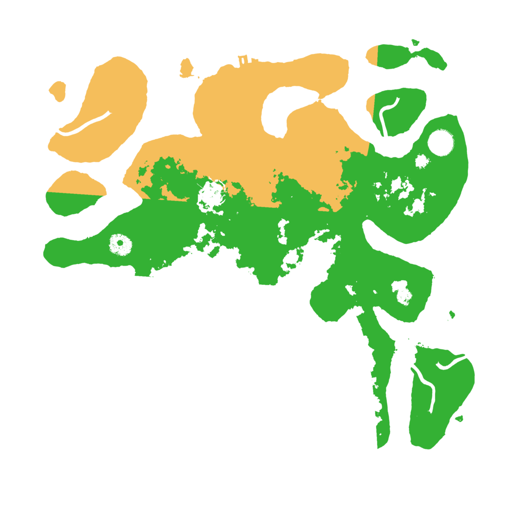 Biome Rust Map: Procedural Map, Size: 3500, Seed: 4443628