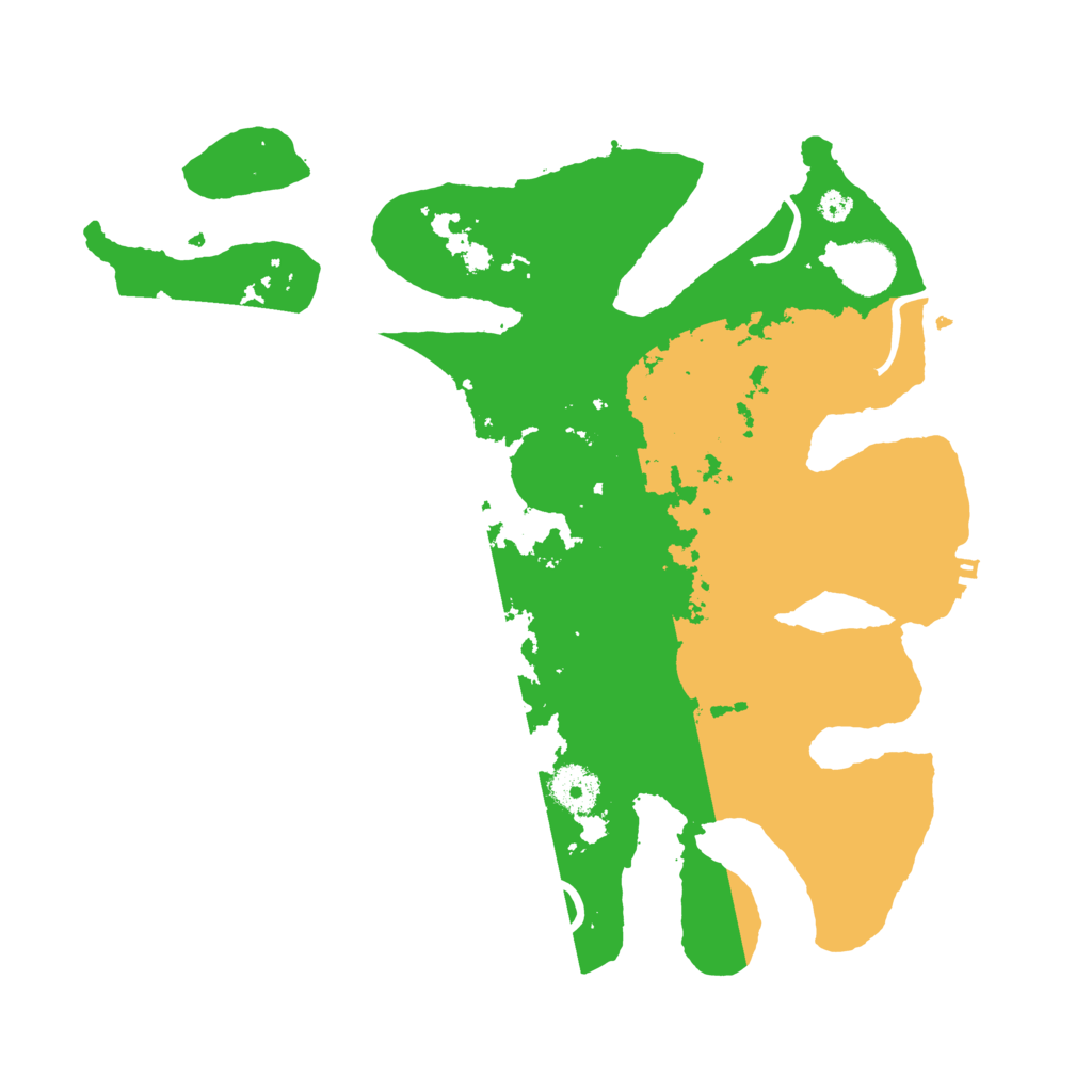 Biome Rust Map: Procedural Map, Size: 3500, Seed: 308855