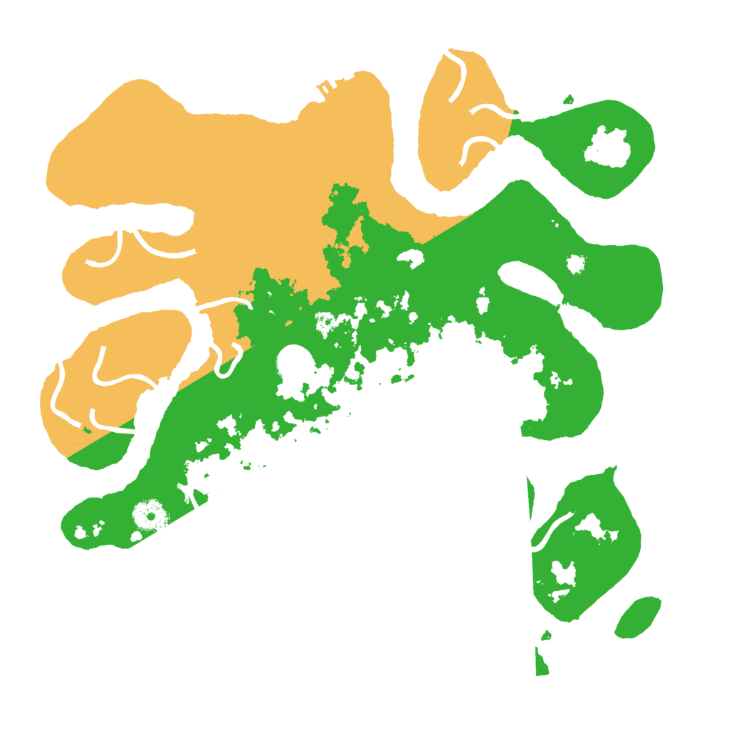 Biome Rust Map: Procedural Map, Size: 3500, Seed: 5921751