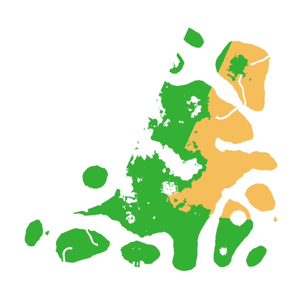 Biome Rust Map: Procedural Map, Size: 3500, Seed: 3185429