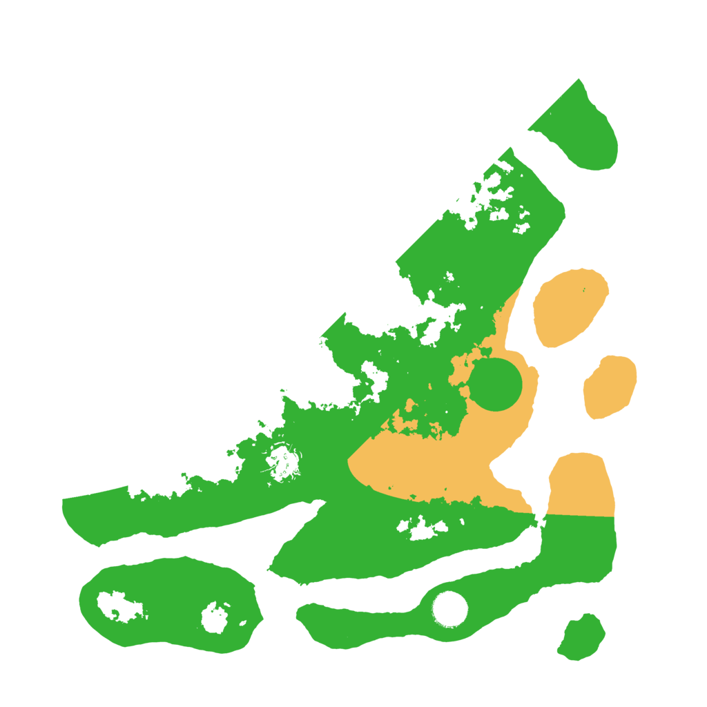 Biome Rust Map: Barren, Size: 3500, Seed: 5928472