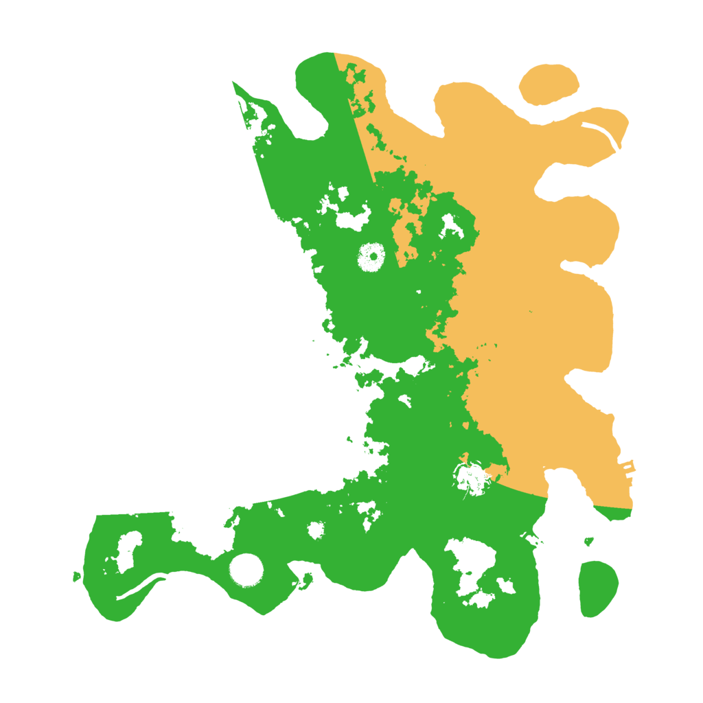 Biome Rust Map: Procedural Map, Size: 3700, Seed: 141404