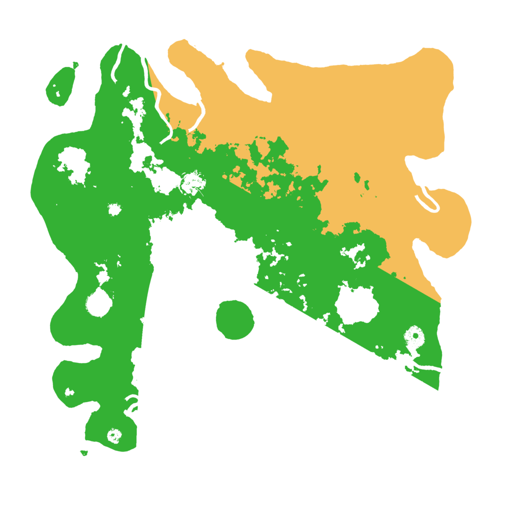 Biome Rust Map: Procedural Map, Size: 3700, Seed: 5140371