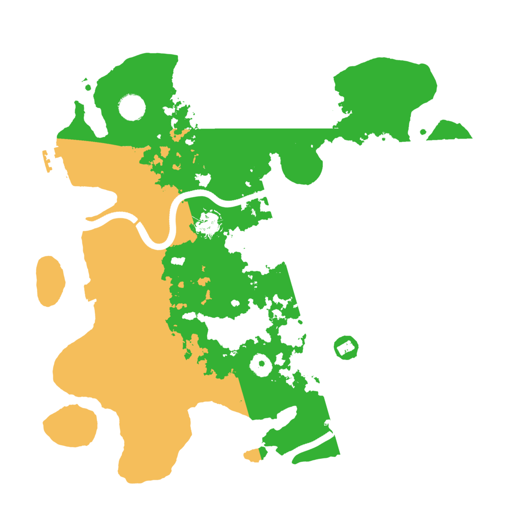 Biome Rust Map: Procedural Map, Size: 3500, Seed: 4451542