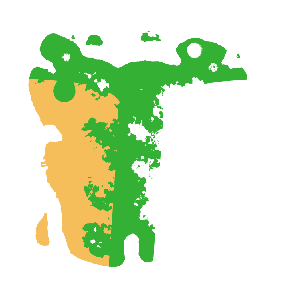 Biome Rust Map: Procedural Map, Size: 3500, Seed: 4402582