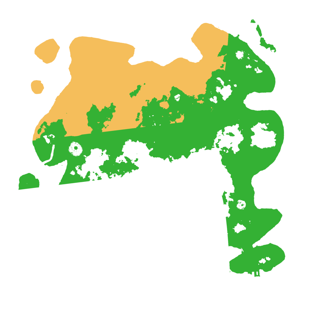 Biome Rust Map: Procedural Map, Size: 3500, Seed: 4323358