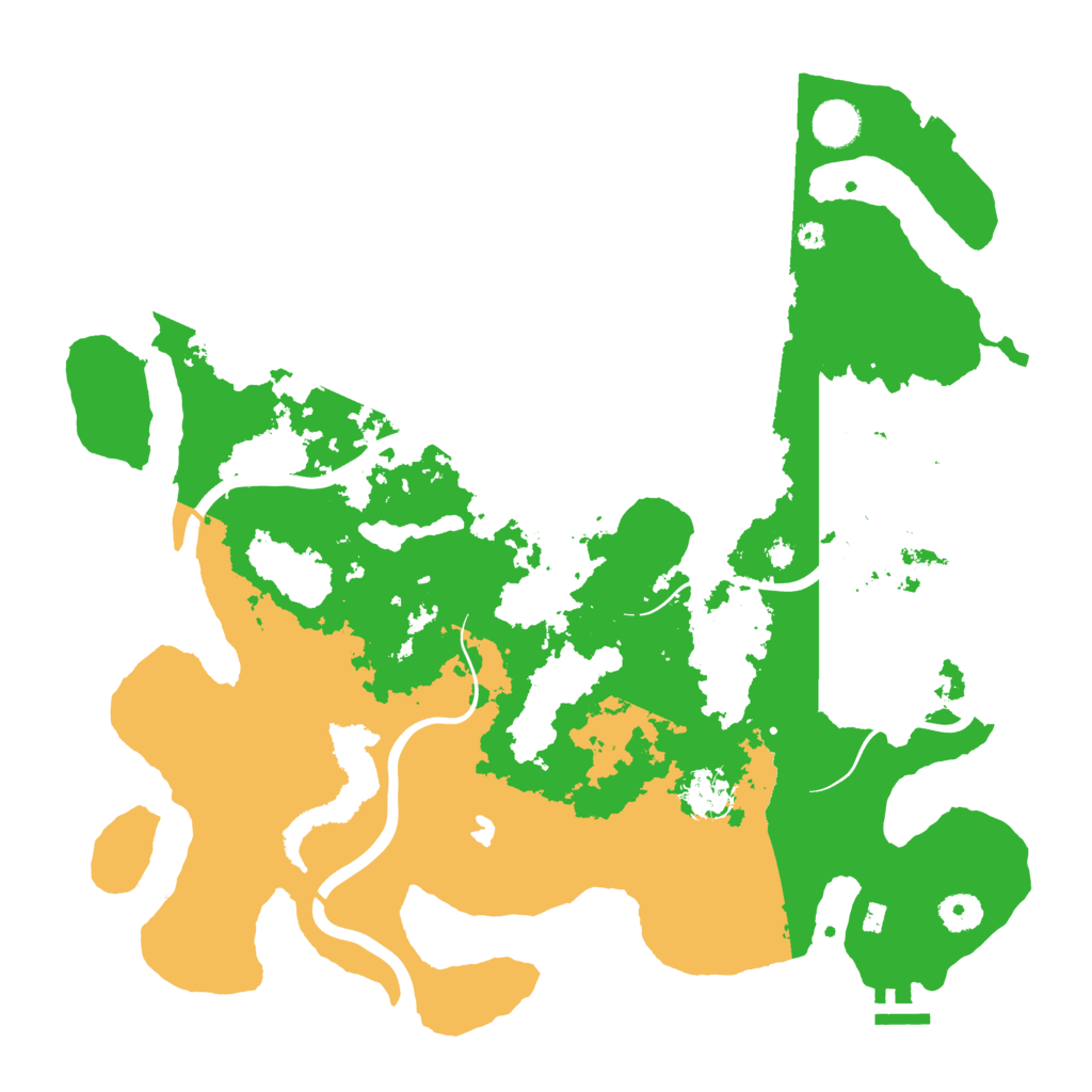 Biome Rust Map: Procedural Map, Size: 4000, Seed: 61933763