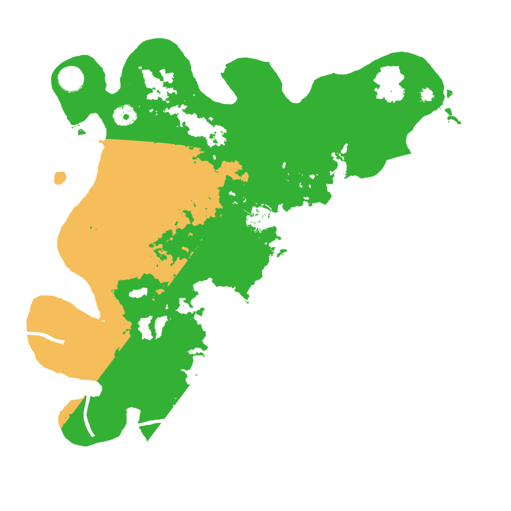 Biome Rust Map: Procedural Map, Size: 3500, Seed: 3443963
