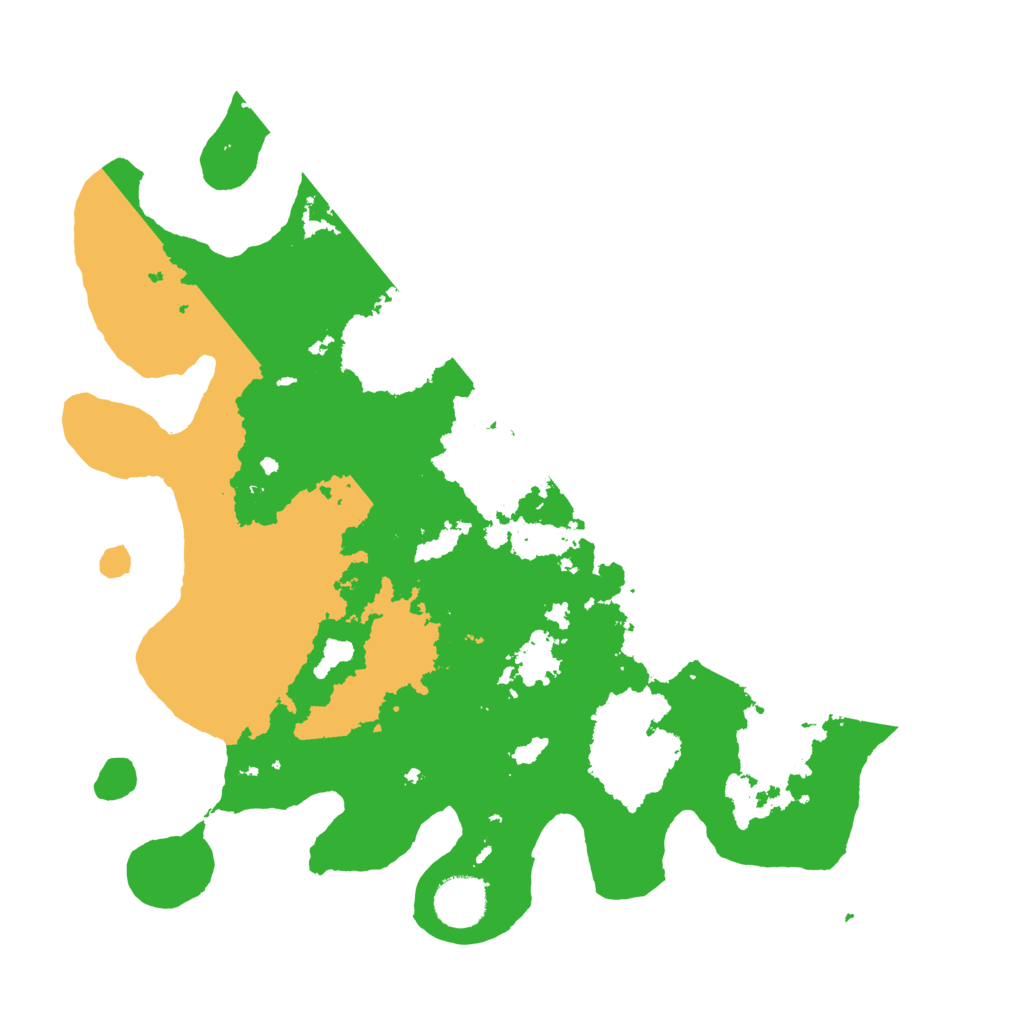 Biome Rust Map: Barren, Size: 3500, Seed: 2968753
