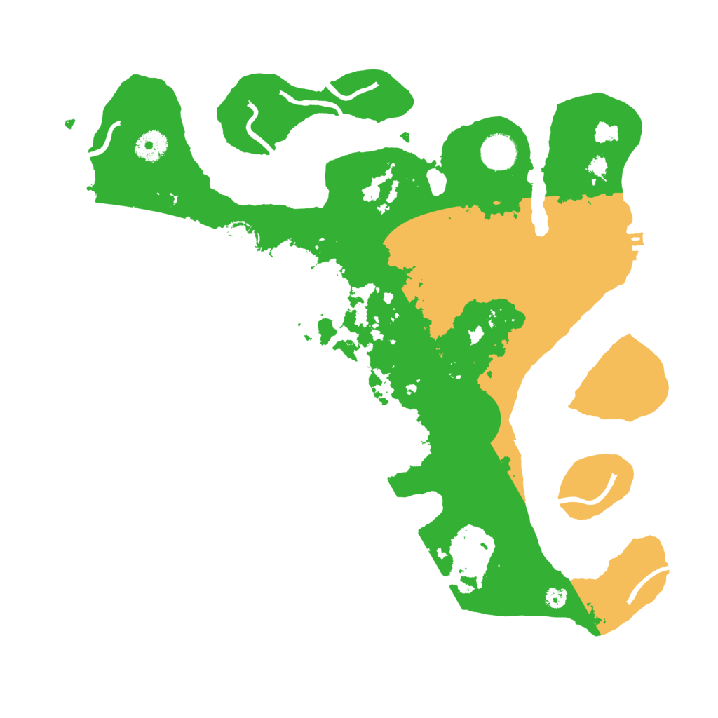 Biome Rust Map: Procedural Map, Size: 3500, Seed: 6217112
