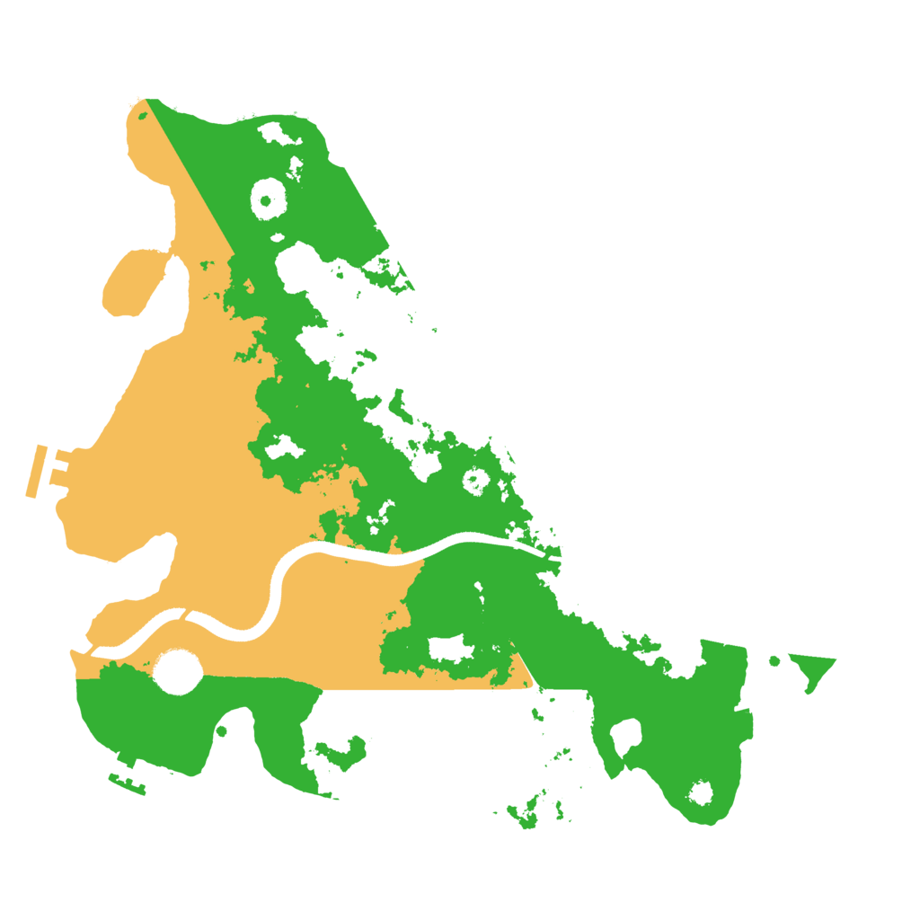 Biome Rust Map: Procedural Map, Size: 3500, Seed: 6297813