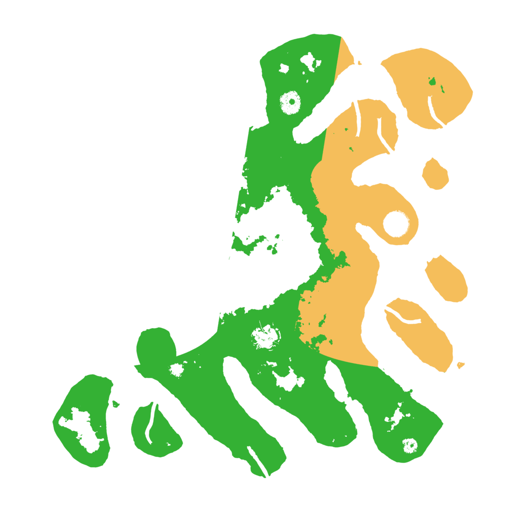 Biome Rust Map: Procedural Map, Size: 3500, Seed: 601693