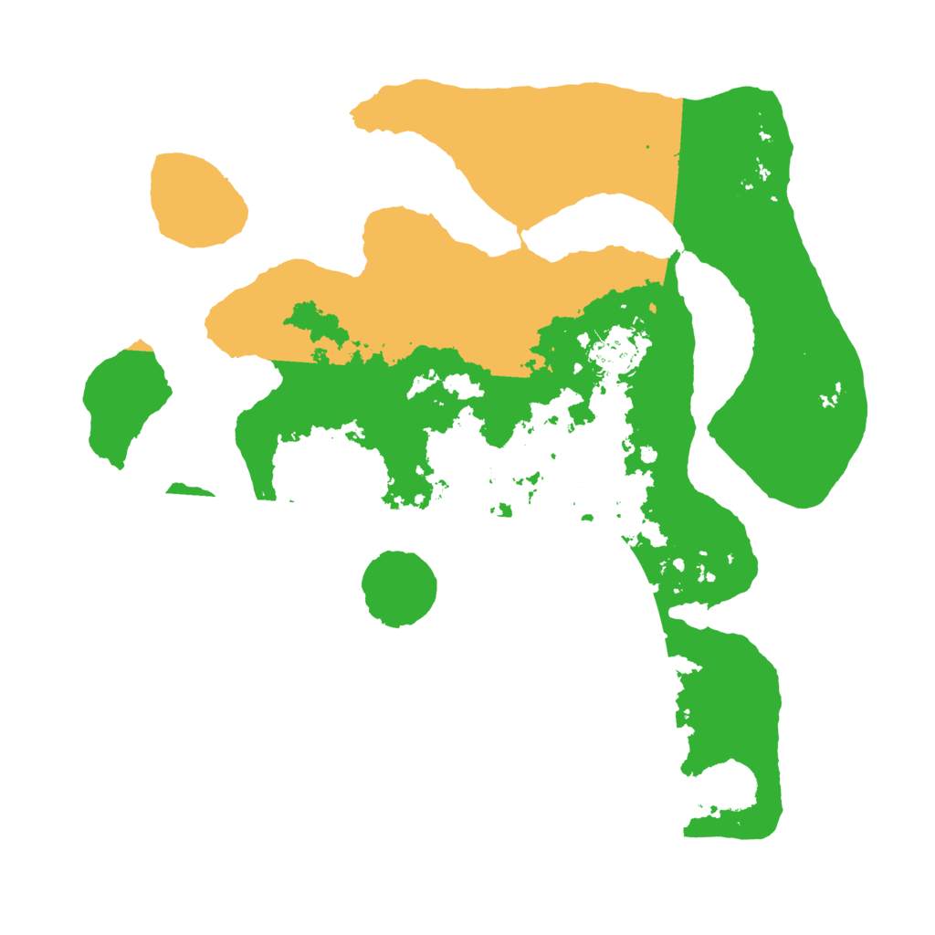 Biome Rust Map: Barren, Size: 3500, Seed: 5173290