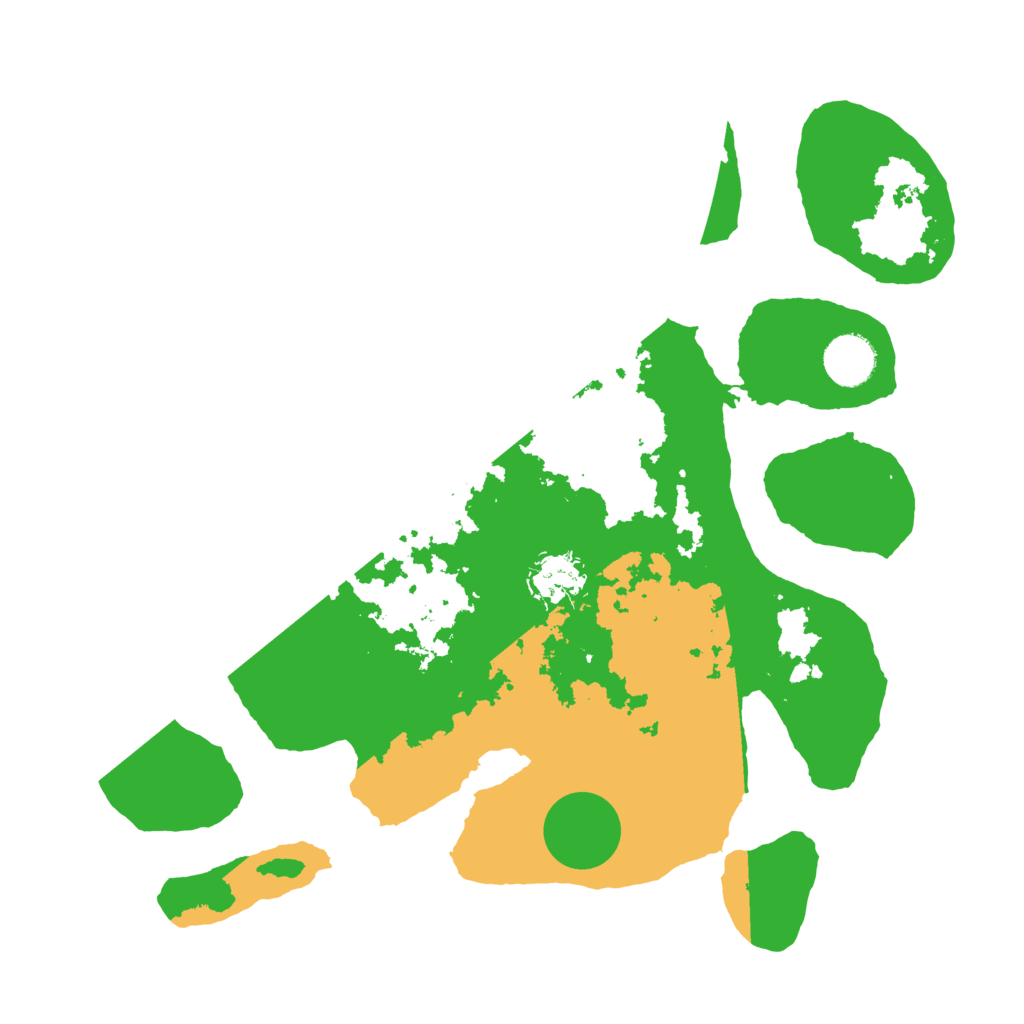 Biome Rust Map: Barren, Size: 3500, Seed: 5472915