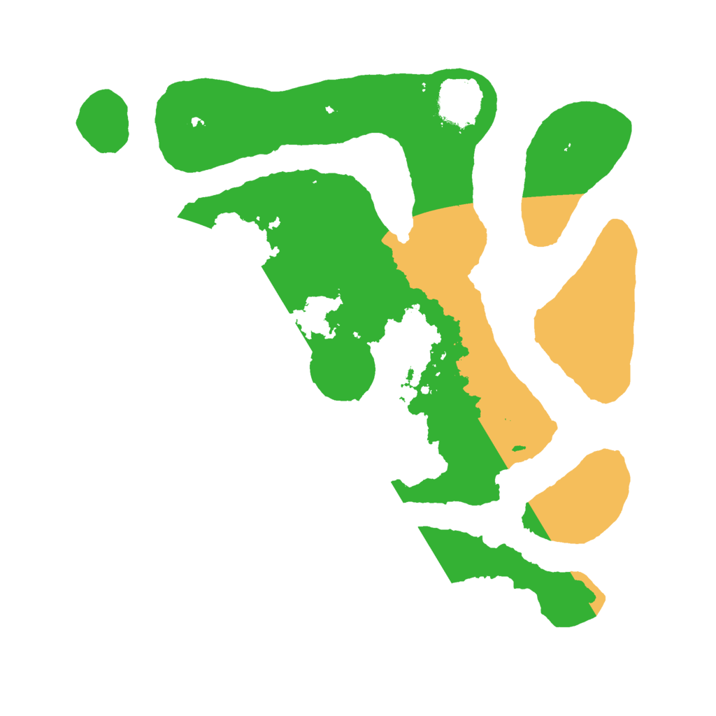 Biome Rust Map: Barren, Size: 3000, Seed: 1845498301