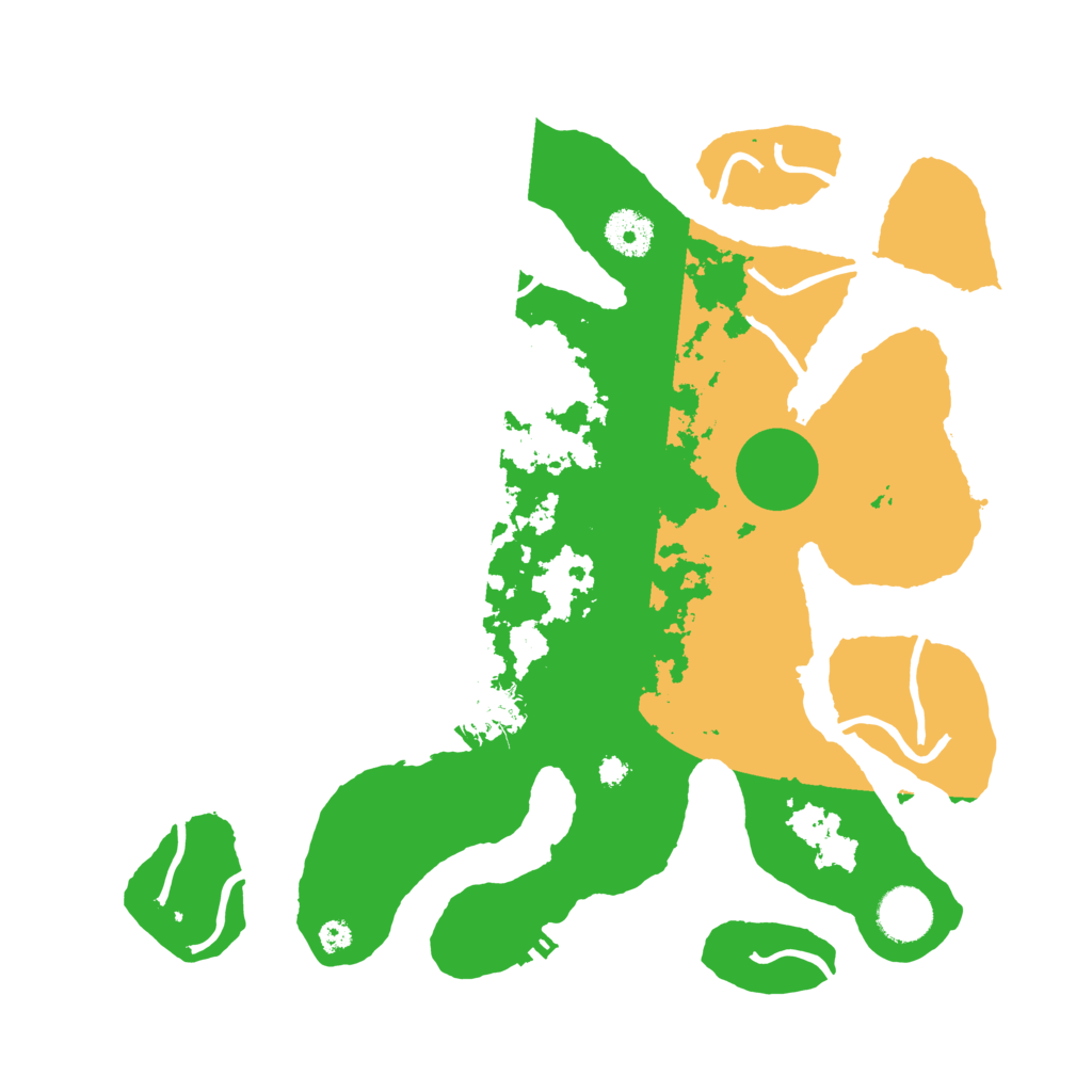 Biome Rust Map: Procedural Map, Size: 3500, Seed: 4386110