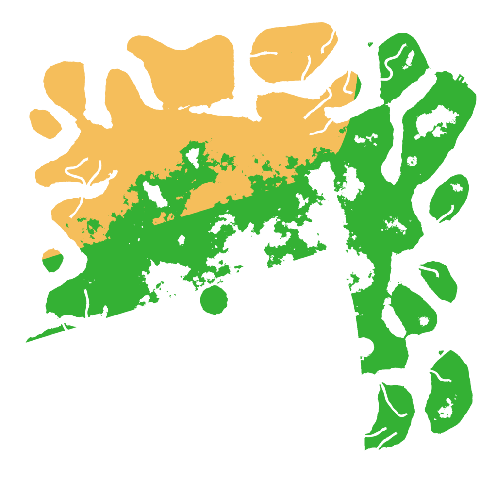 Biome Rust Map: Procedural Map, Size: 5000, Seed: 1592897908