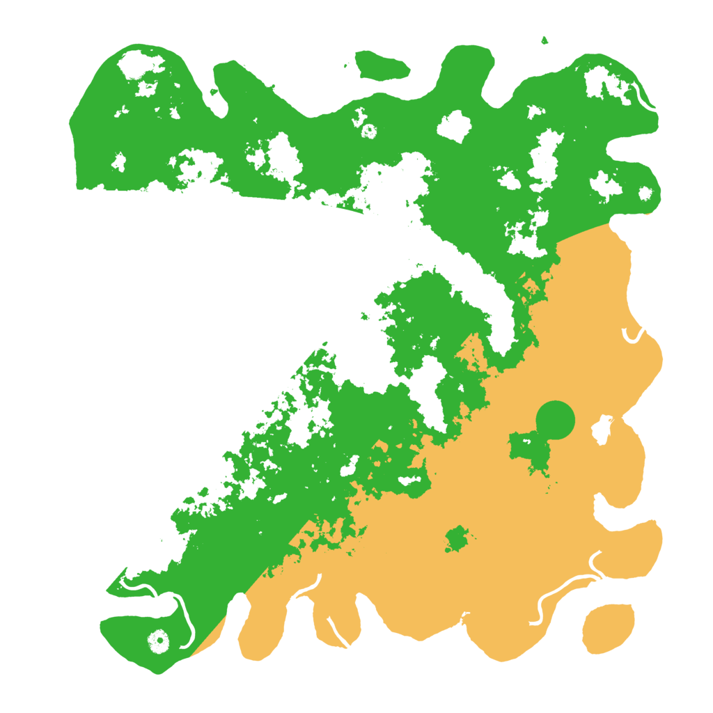 Biome Rust Map: Procedural Map, Size: 4800, Seed: 501