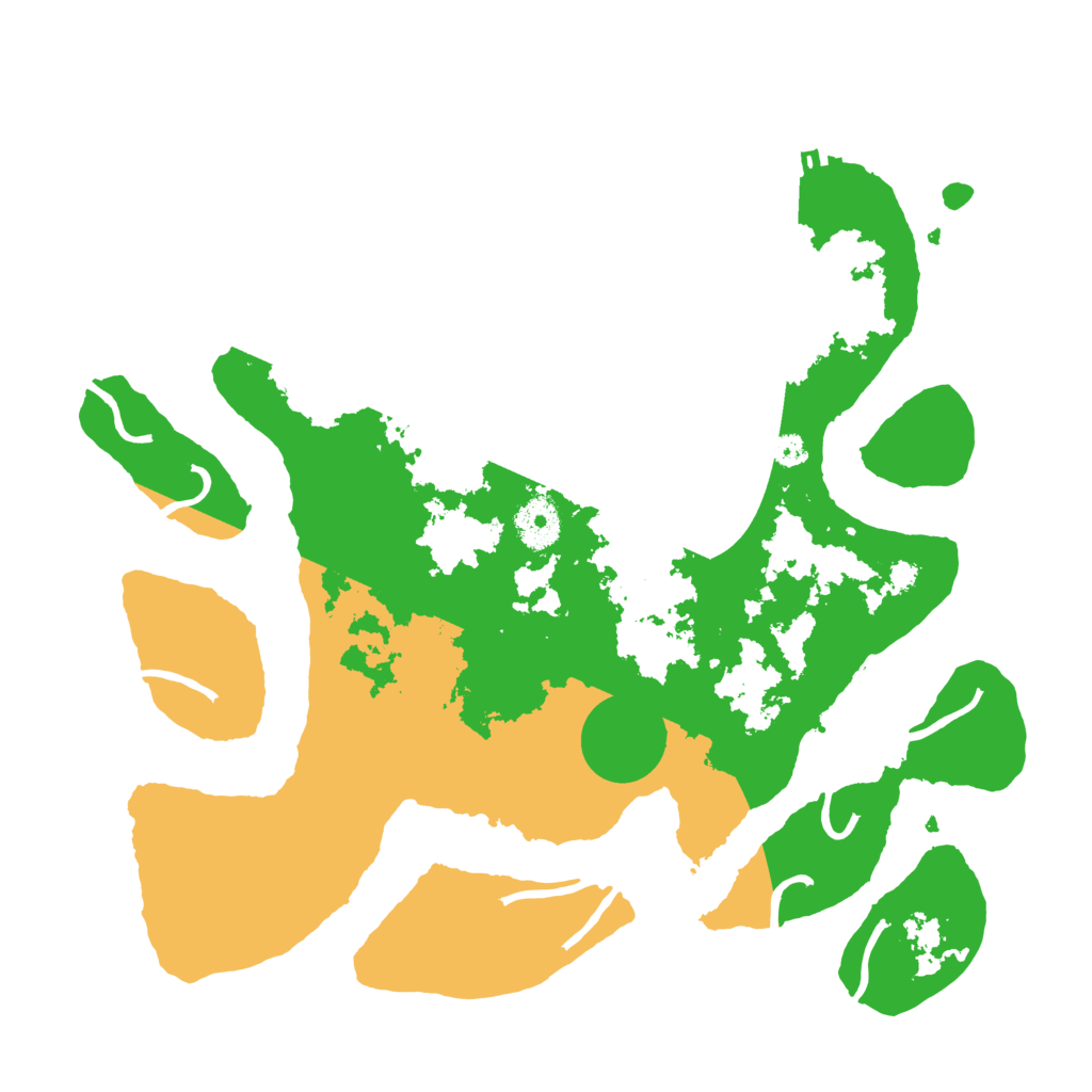 Biome Rust Map: Procedural Map, Size: 3500, Seed: 1583525