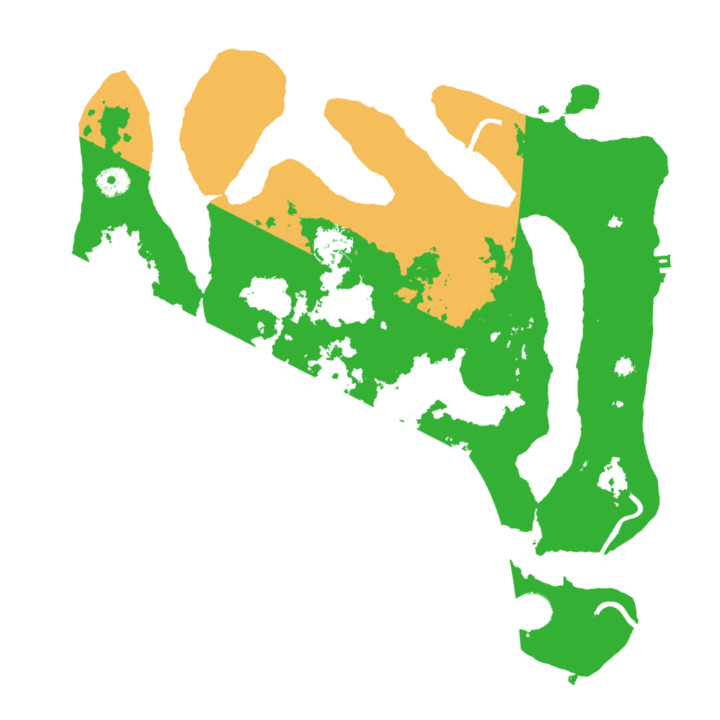 Biome Rust Map: Procedural Map, Size: 3500, Seed: 1023172