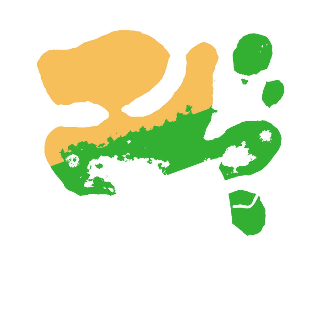 Biome Rust Map: Procedural Map, Size: 2500, Seed: 299333