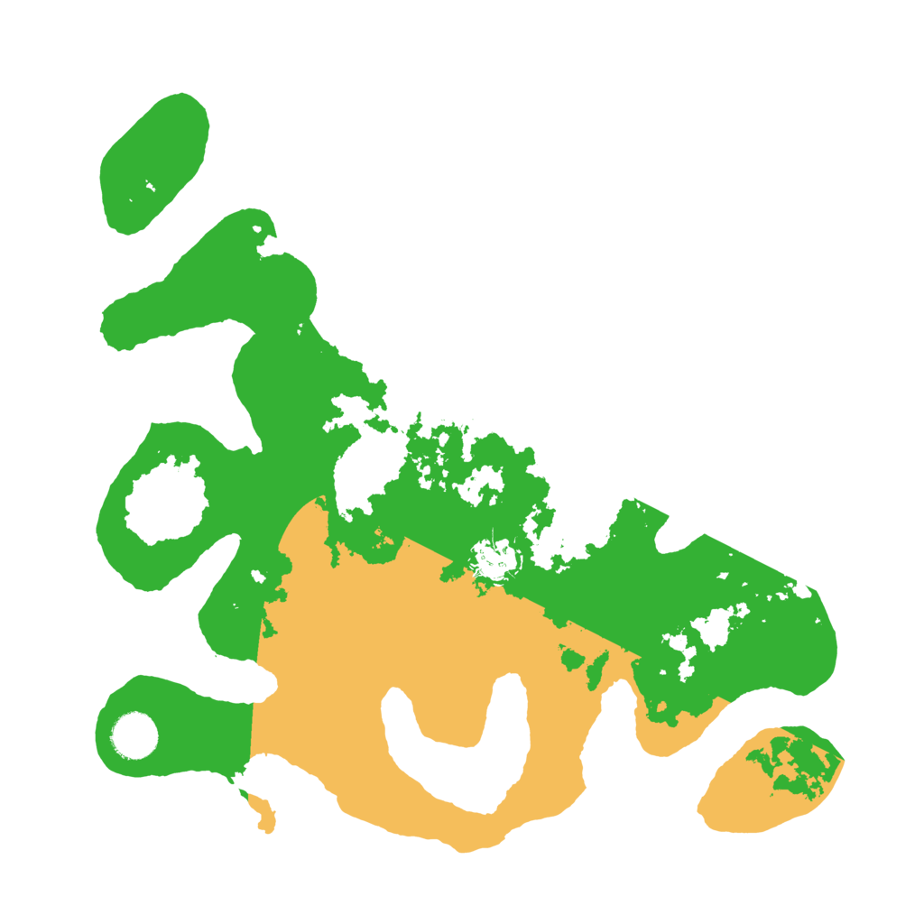 Biome Rust Map: Barren, Size: 3500, Seed: 1848286