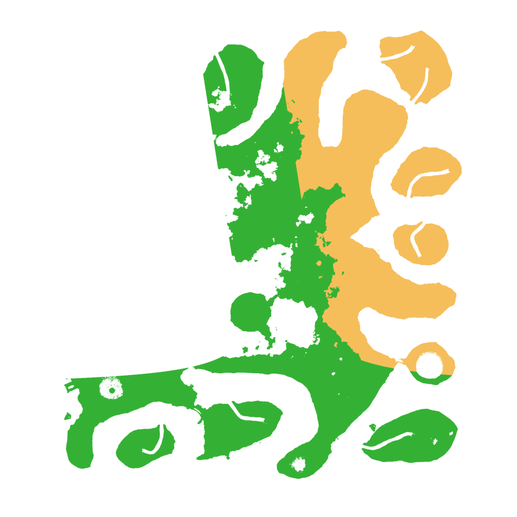 Biome Rust Map: Procedural Map, Size: 3500, Seed: 1364827