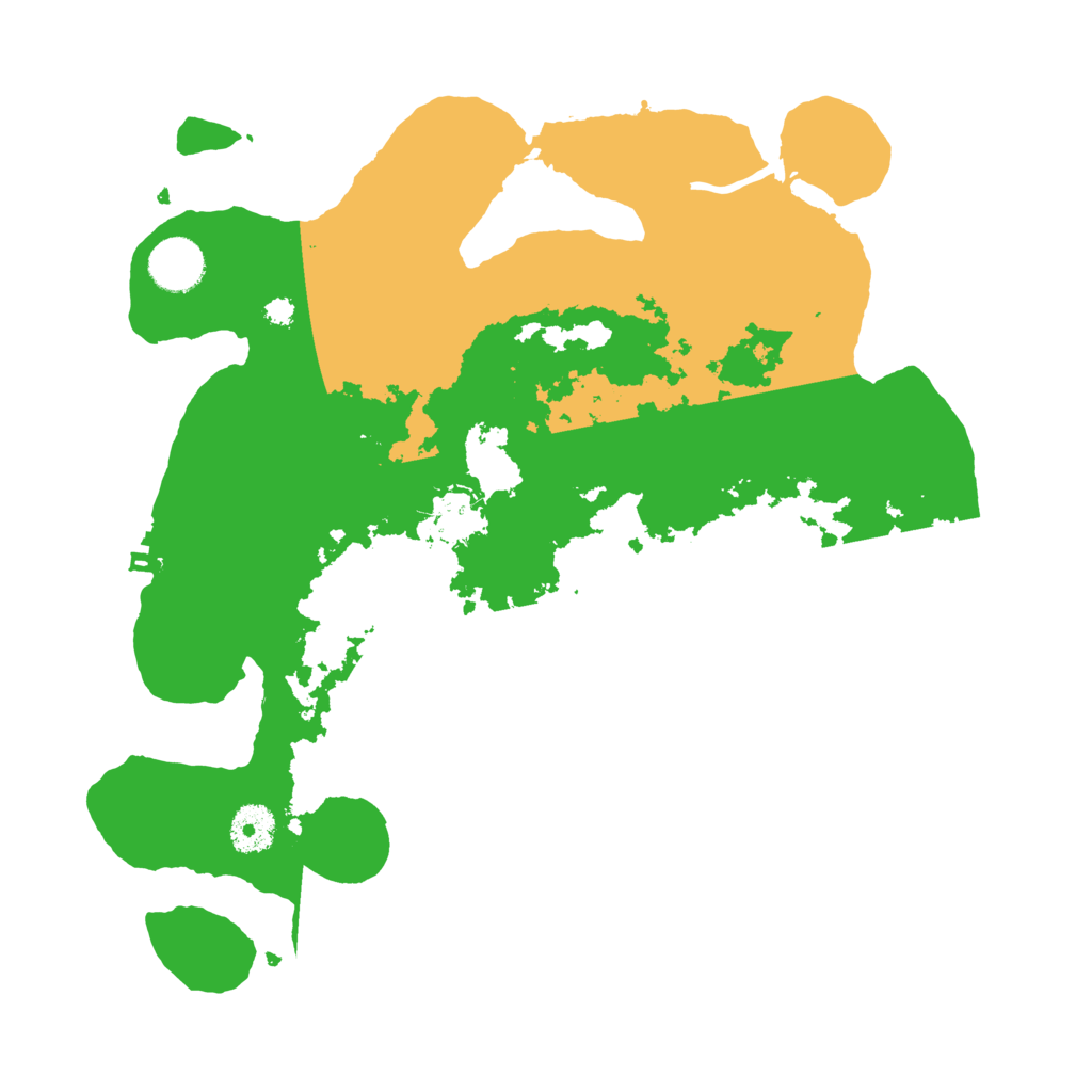 Biome Rust Map: Procedural Map, Size: 3500, Seed: 4779766