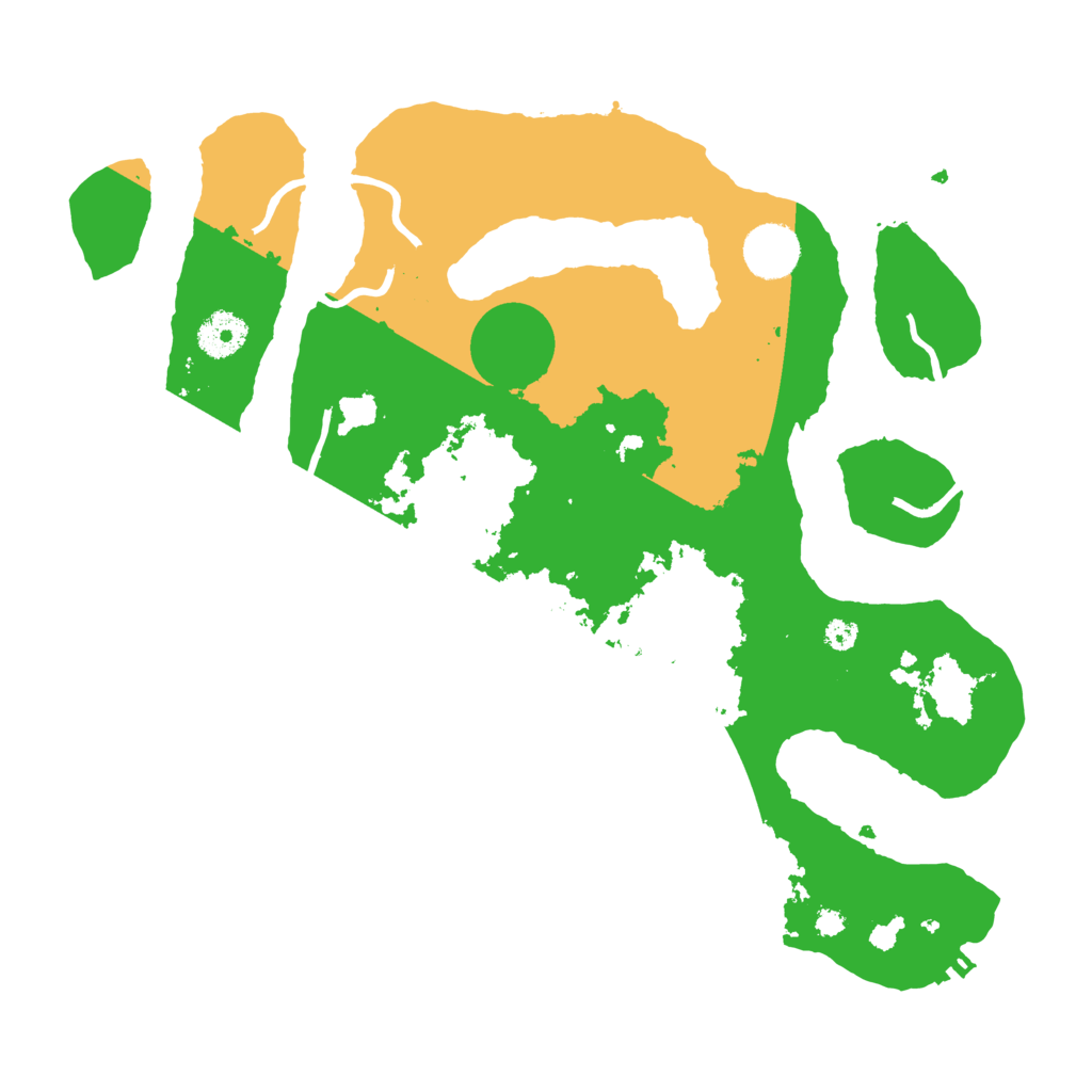 Biome Rust Map: Procedural Map, Size: 3500, Seed: 5701640