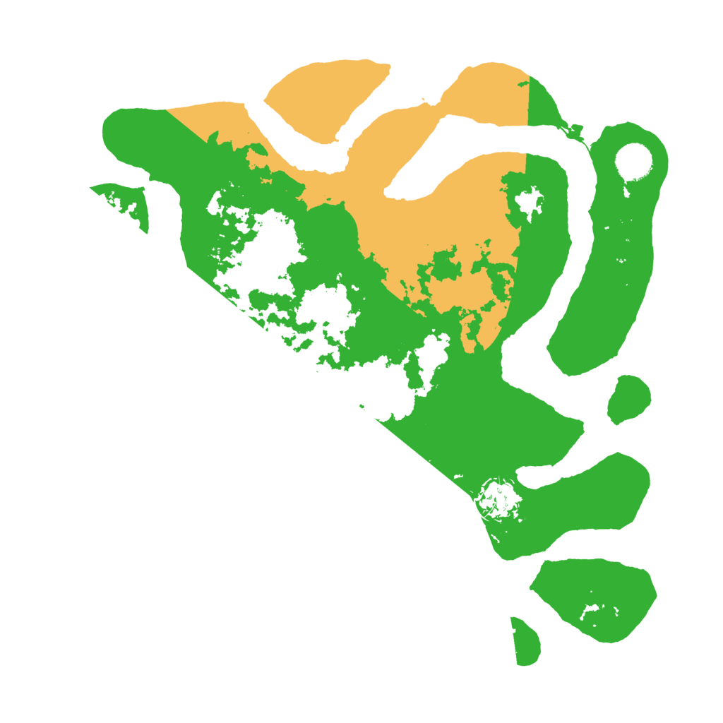 Biome Rust Map: Barren, Size: 3500, Seed: 3918274