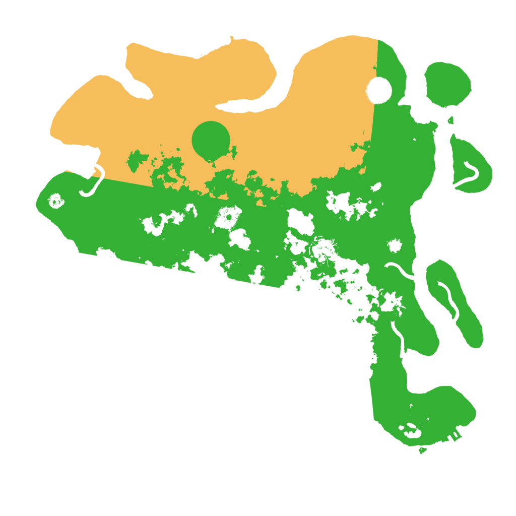 Biome Rust Map: Procedural Map, Size: 3550, Seed: 341095