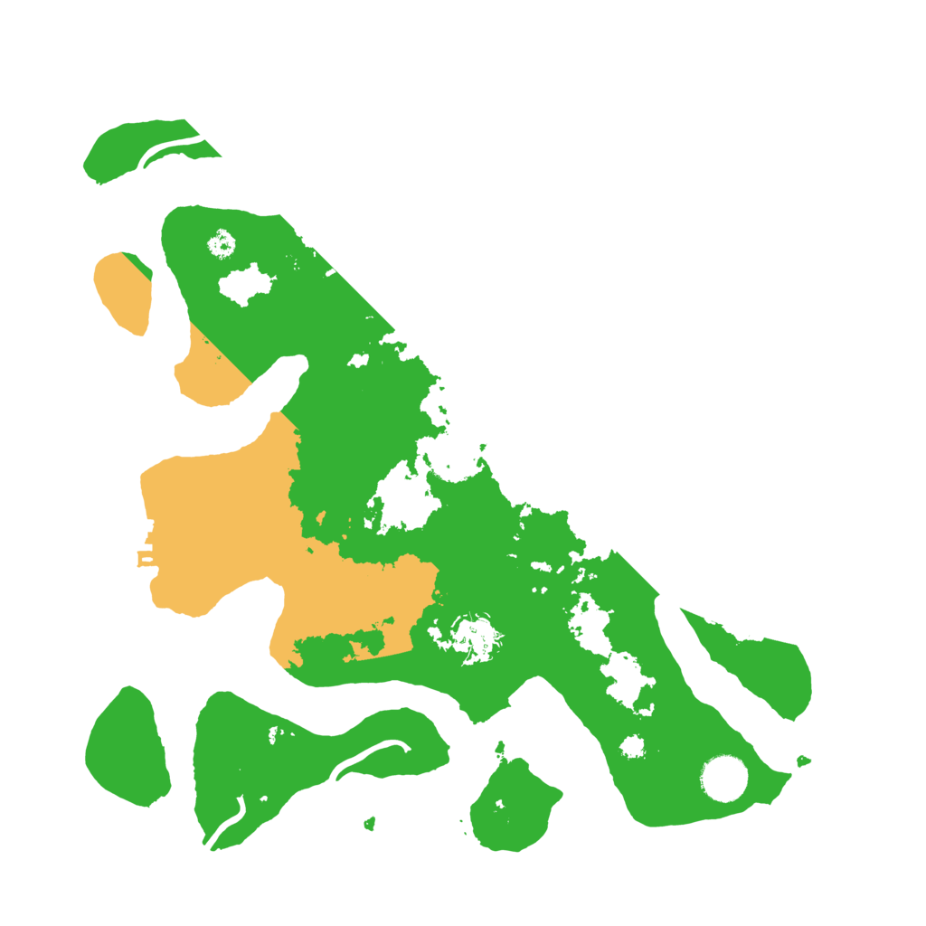 Biome Rust Map: Procedural Map, Size: 3500, Seed: 2380691