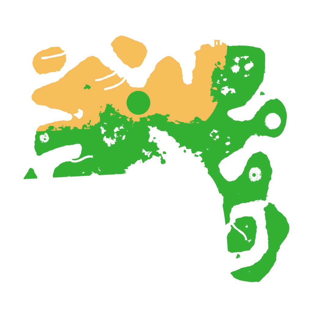 Biome Rust Map: Procedural Map, Size: 3500, Seed: 88004846