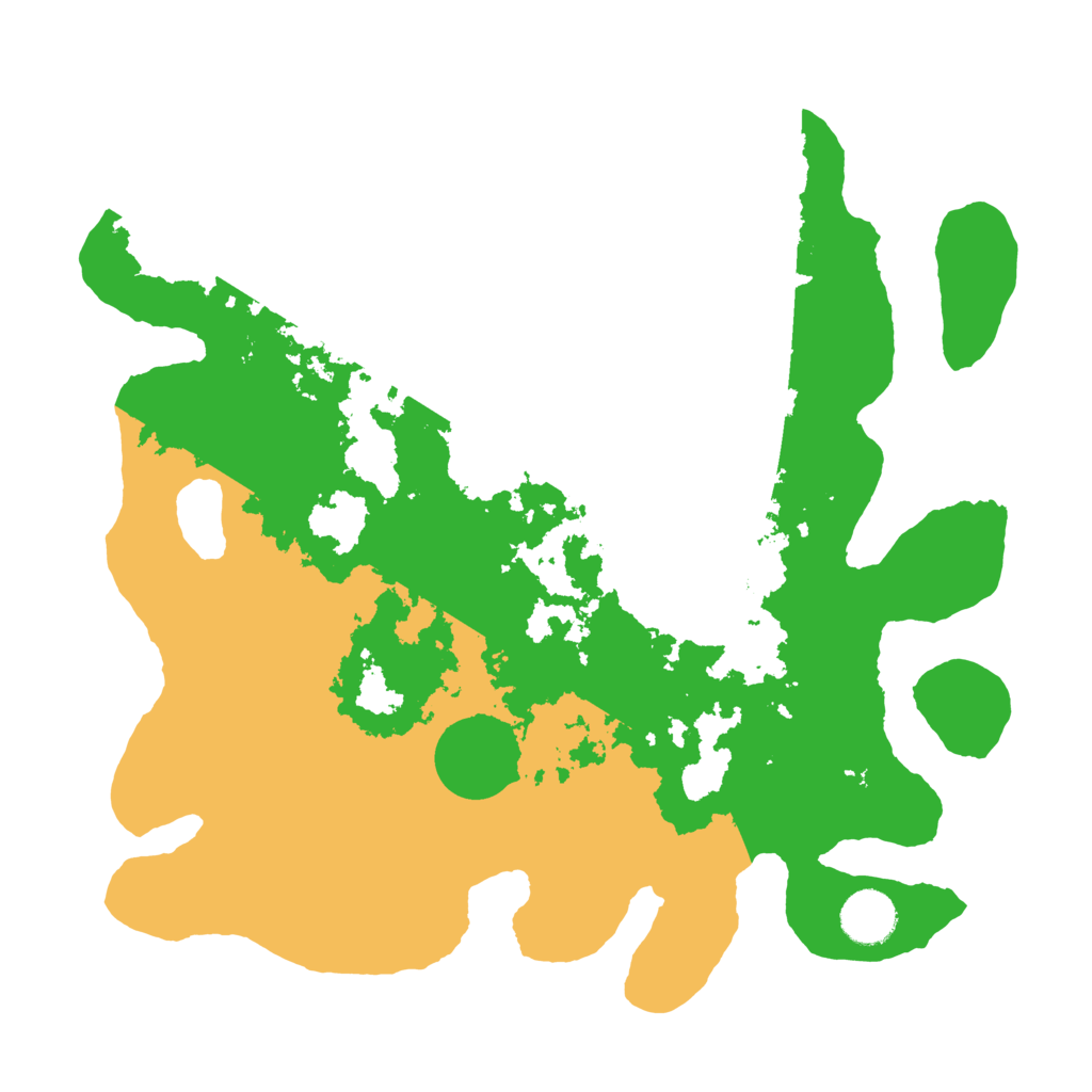 Biome Rust Map: Barren, Size: 3500, Seed: 1545966