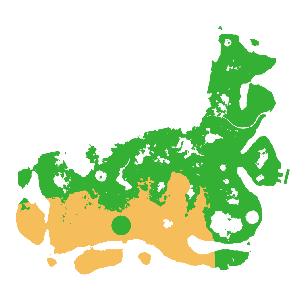 Biome Rust Map: Procedural Map, Size: 4000, Seed: 439876134