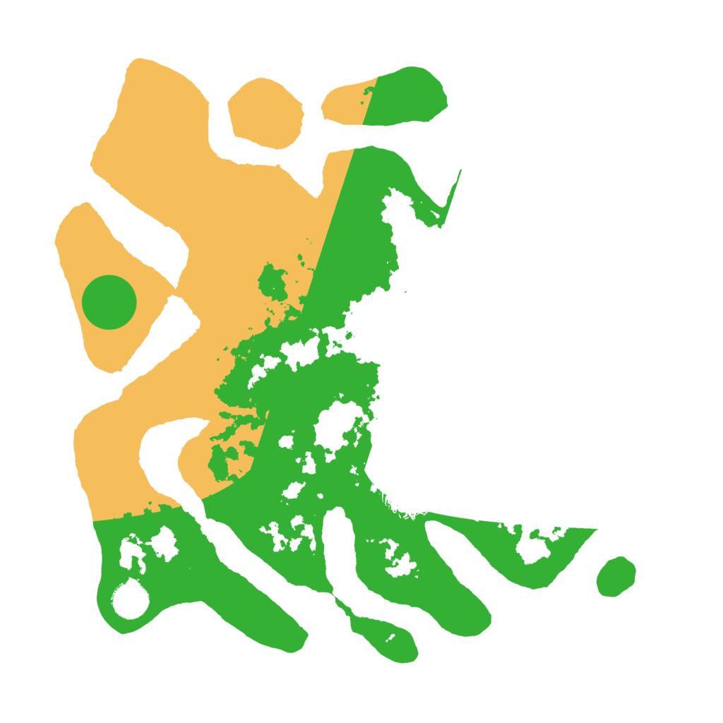 Biome Rust Map: Barren, Size: 3500, Seed: 4474131