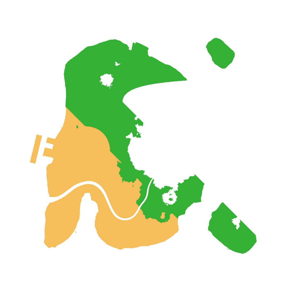 Biome Rust Map: Procedural Map, Size: 2048, Seed: 1809016
