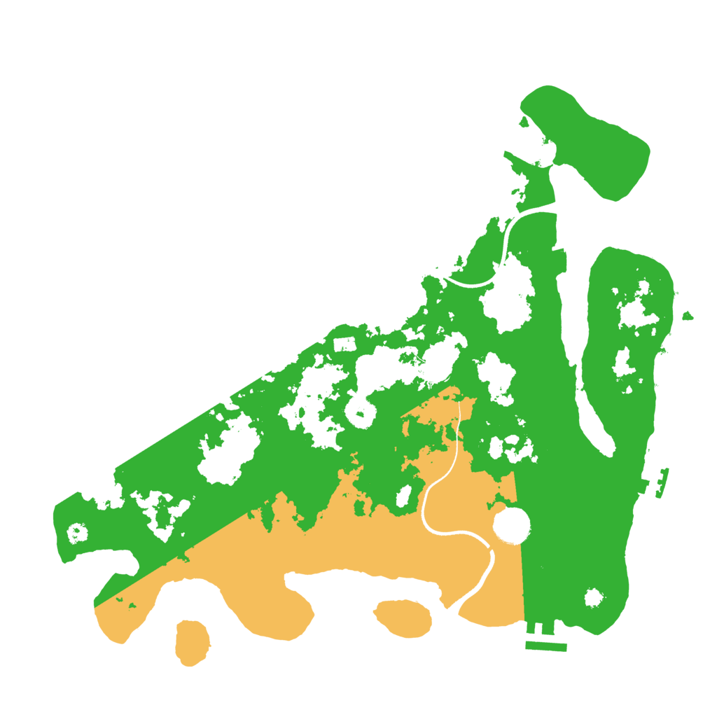 Biome Rust Map: Procedural Map, Size: 3500, Seed: 6205320