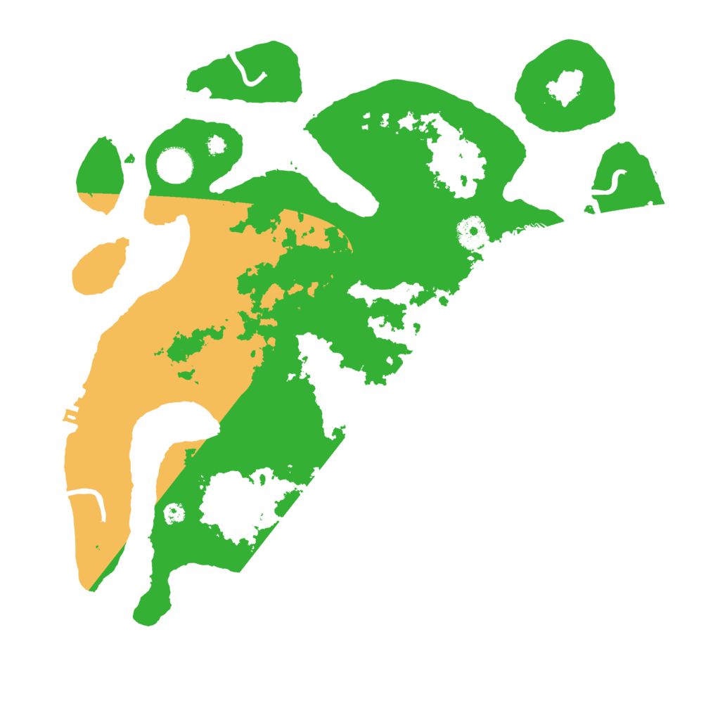 Biome Rust Map: Procedural Map, Size: 3500, Seed: 5029917