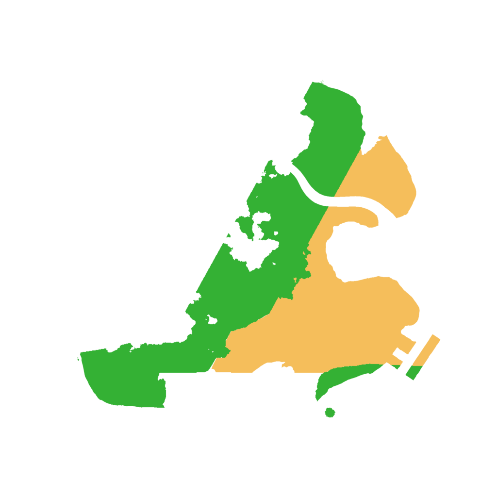 Biome Rust Map: Procedural Map, Size: 2048, Seed: 2960450