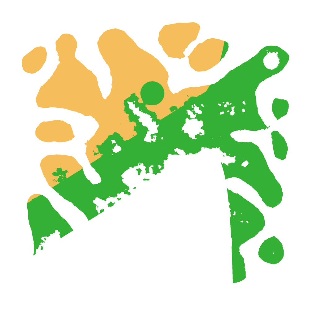 Biome Rust Map: Barren, Size: 3500, Seed: 2908741