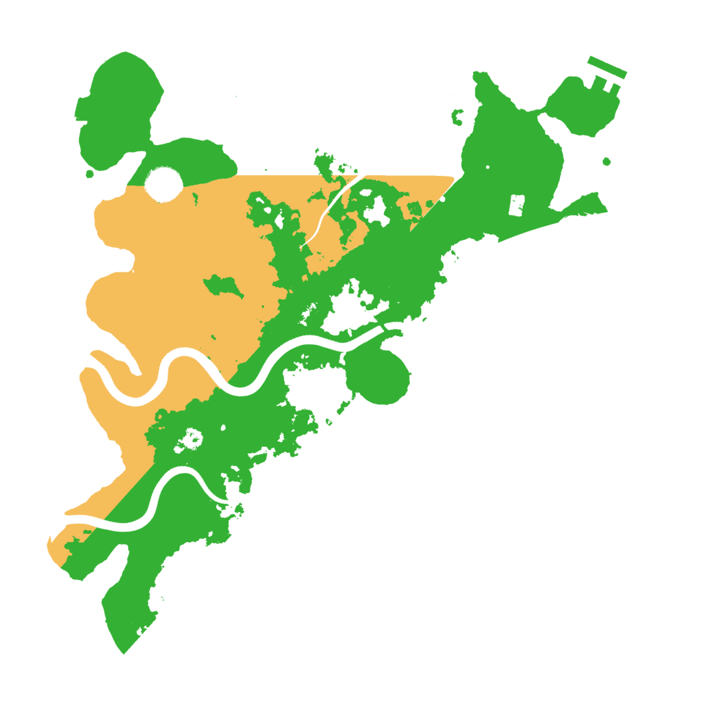 Biome Rust Map: Procedural Map, Size: 3500, Seed: 101042022