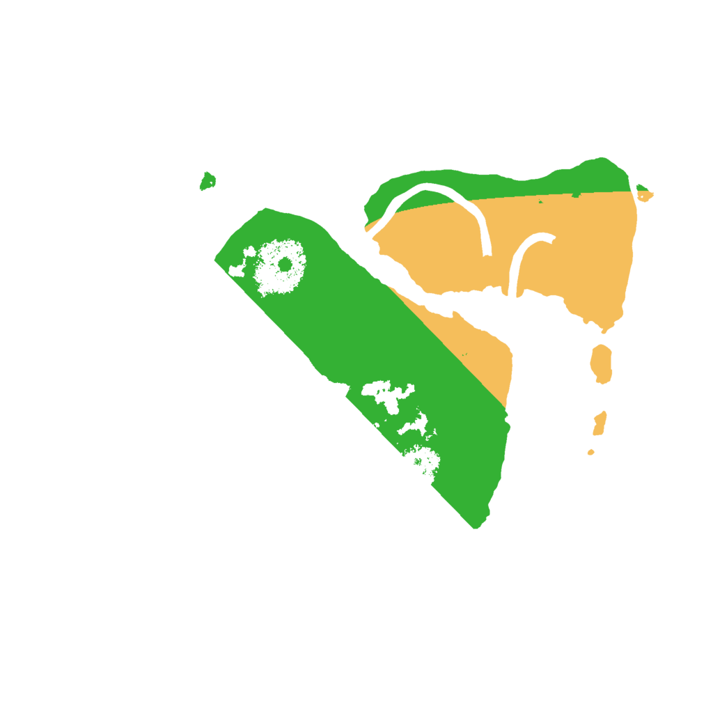 Biome Rust Map: Procedural Map, Size: 2048, Seed: 8654