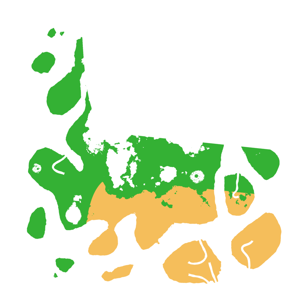 Biome Rust Map: Procedural Map, Size: 3500, Seed: 4897472