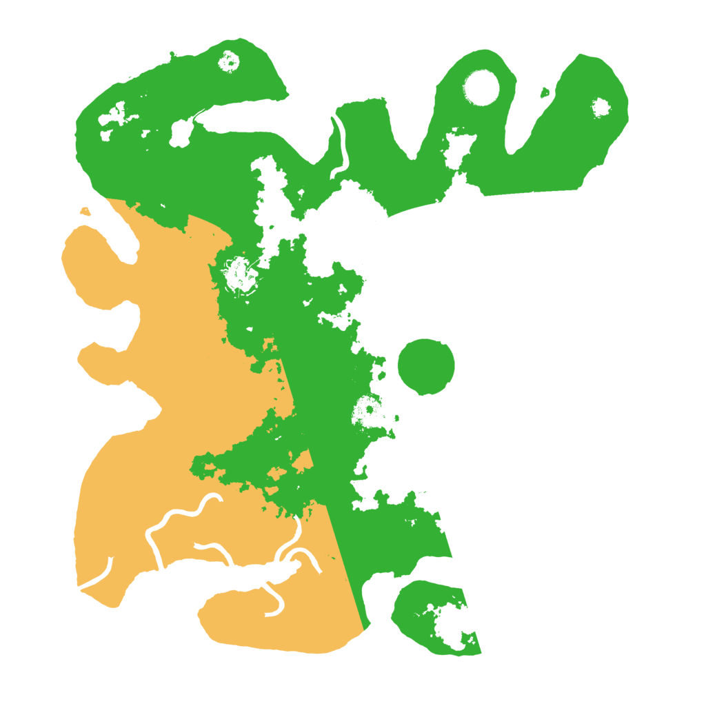 Biome Rust Map: Procedural Map, Size: 3500, Seed: 5573542